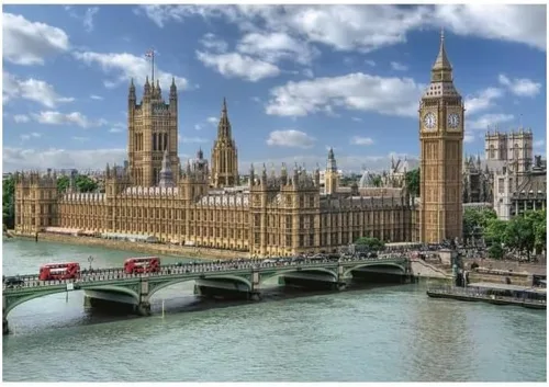 Miniatura 2 de Clementoni 33037 - Rompecabezas de 3000 piezas para adultos y adolescentes, con temática de Casas del Parlamento en Londres, idea de regalo