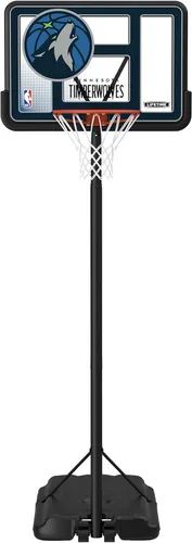 Miniatura 30 de Lifetime Aro de baloncesto portátil, altura ajustable de 7.5 a 10 pies, tablero trasero de 44 pulgadas a prueba de golpes Fusion, base con ruedas
