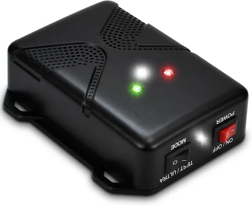 Miniatura 3 de Repelente ultrasónico de roedores para motor de automóvil, repelente de animales bajo el capó con luz estroboscópica intermitente, mantiene a