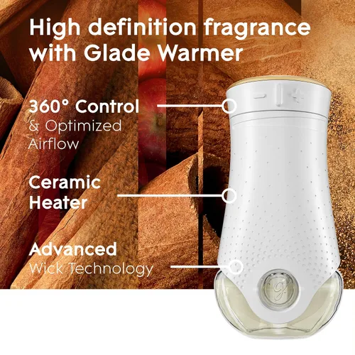 Miniatura 5 de Glade PlugIns - Kit de iniciación de ambientador, aceites esenciales y perfumados para el hogar y el baño, canela de manzana, 3.35 fl oz, 1