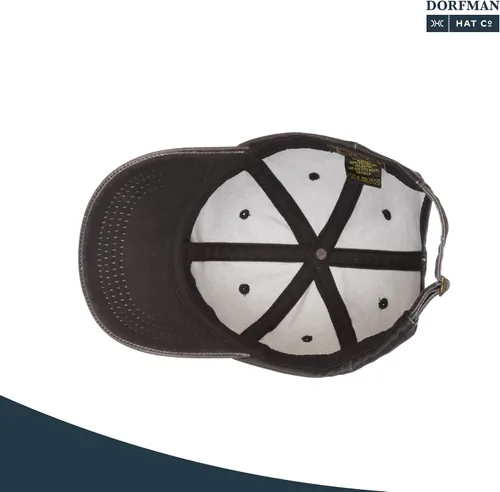 Miniatura 7 de Dorfman Hat Co. - Gorra de algodón para hombre