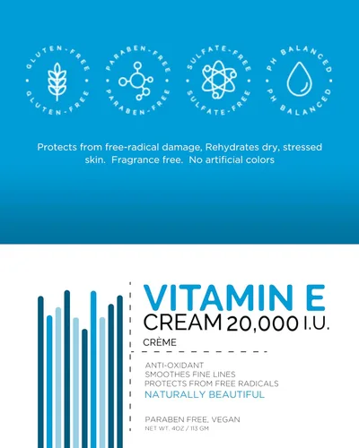 Miniatura 3 de Mill Creek Crema de vitamina E 20,000 UI - 4 oz.