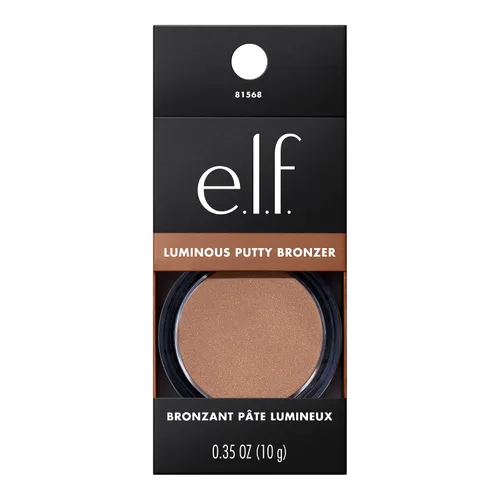Miniatura 2 de e.l.f. Bronceador de masilla luminoso, bronceador ligero de masilla a polvo para un acabado radiante, brillante, altamente pigmentado, vegano