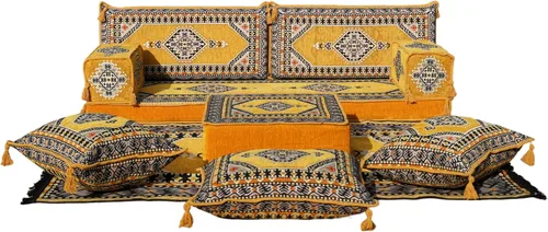 Miniatura 41 de arabicsofa Sofá de piso árabe Jalsa - Sofá tradicional hecho a mano para sala de estar