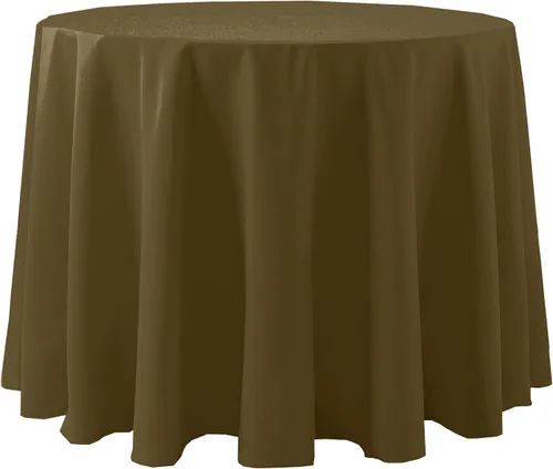 Miniatura 19 de Ultimate Textile Cotton-Feel - Mantel redondo de 90 pulgadas para comedor, color berenjena, color morado