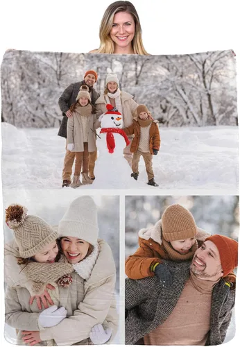 Miniatura 10 de Pure Country Weavers envía al día siguiente, manta súper suave de forro polar con foto personalizada - Imagen personalizable - Fabricada en Estados