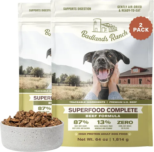 Miniatura 20 de BADLANDS RANCH by Katherine Heigl- Superalimento completo para perros adultos, secado al aire, alto en proteínas, sin relleno, nutrición
