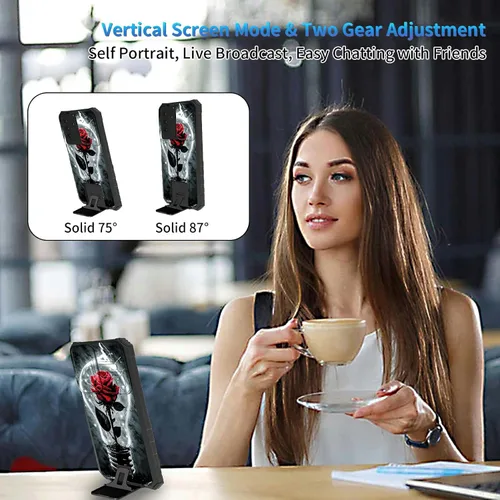 Miniatura 259 de Funda para Samsung Galaxy S22 Ultra 5G, Galaxy S22 Ultra con cubierta de cámara deslizante, funda resistente de doble capa con función atril Black