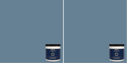 Miniatura 133 de KILZ TRIBUTE Pintura e imprimación, para interiores, semibrillante, Vintage Indigo, 1 galón Índigo Victoria