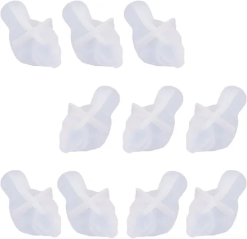 Miniatura 6 de Paquete de 4 moldes de silicona con forma de pájaro 3D para moldes de resina epoxi, manualidades, llavero, regalo, joyería, fabricación de pequeños