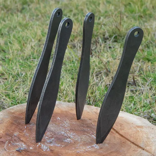 Miniatura 8 de Juego de cuchillos de lanzamiento de grado profesional: forjado de acero inoxidable de alto carbono, diseño equilibrado con precisión, adecuado