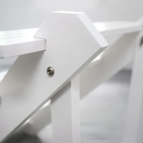 Miniatura 8 de Exhibición al por menor Pendiente y anillo Soporte de madera blanca Estante de almacenamiento