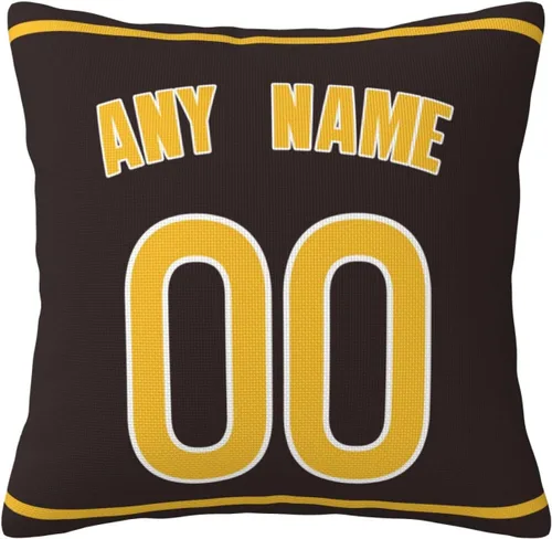 Miniatura 20 de Funda de almohada personalizada: personaliza cualquier nombre y número, regalo de béisbol personalizado para hombres y mujeres, funda de almohada MT
