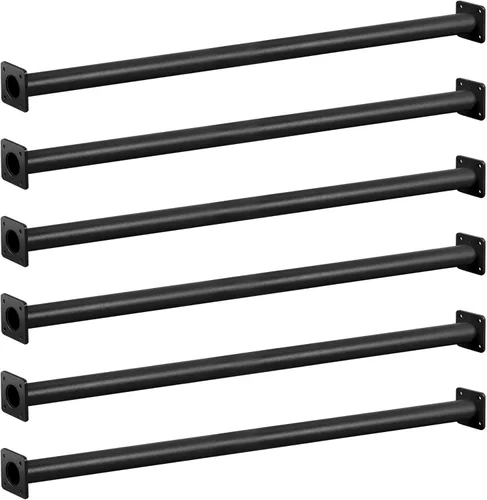 Miniatura 9 de Barcaloo Barras de mono de 30 pulgadas para equipo de patio trasero y accesorios para casa del árbol, paquete de 6 barras de mono azul