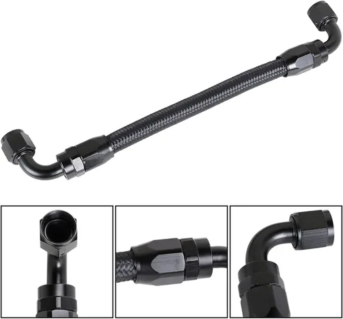 Miniatura 3 de WFLNHB Kit de rieles de combustible CNC de repuesto para LS1 LS6 Negro -8AN