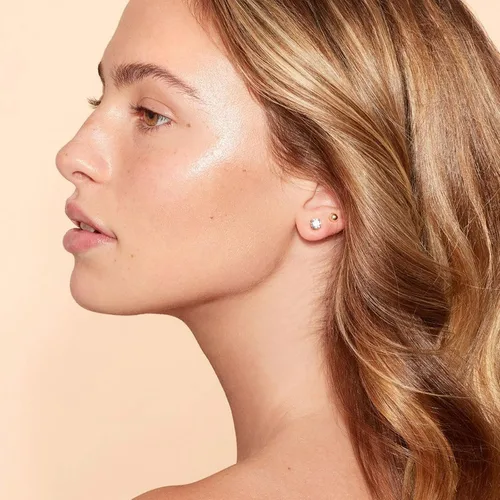 Miniatura 7 de Aretes de moissanita de diamante para mujer 0.6-4 quilates, color DF, hipoalergénicos, 0.3fl oz, plata de ley 925 chapada en oro blanco real, aretes