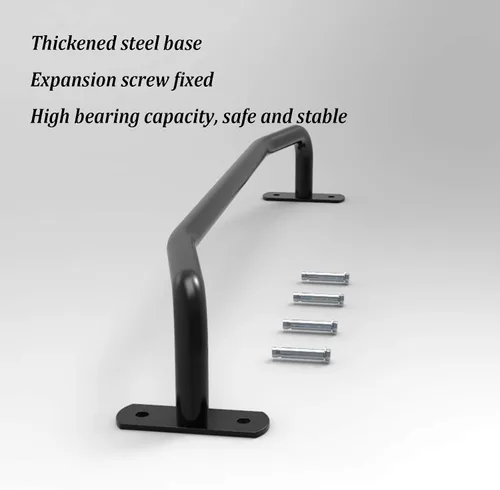 Miniatura 4 de Barras de dominadas para montar en la pared, barra horizontal segura y estable para puerta, equipo de fitness de fuerza muscular familiar, carga
