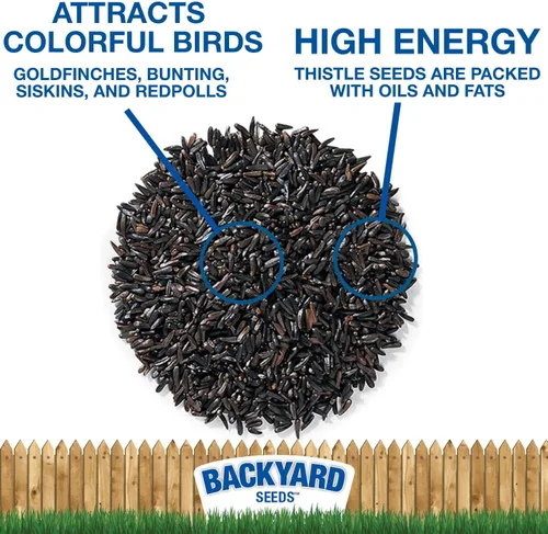 Miniatura 23 de CountryMax Chips de girasol de tamaño mediano - Semilla de pájaro sin residuos sin cáscara (50 libras)