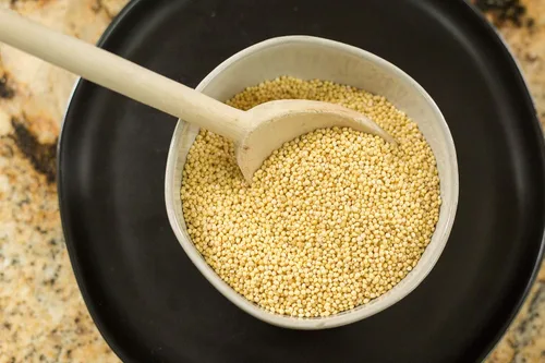 Miniatura 3 de Semilla de Mijo Descascarillada Orgánica Entera – Semilla de Mijo Orgánica de Grano Entero de 5 libras – Grano Sin Gluten para Gachas, Ensaladas