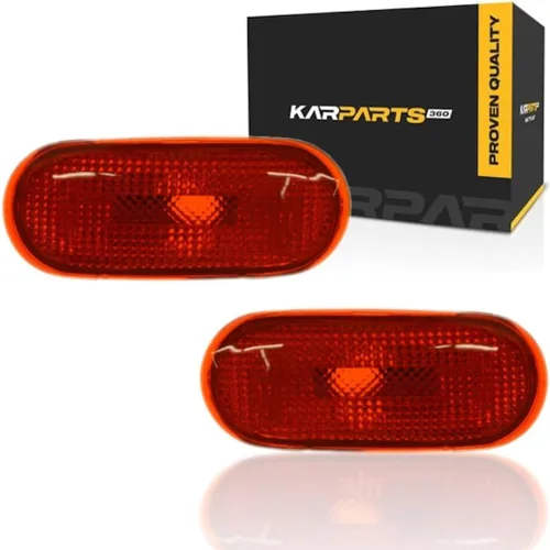 CarLights360 Para Volkswagen Beetle Luz de marcador lateral trasera 1998-2005 Par de lado del conductor y del pasajero | Para VW2860101