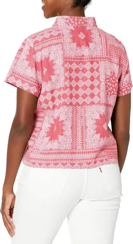 Miniatura 2 de Tommy Hilfiger Women's Collared Button Up Bandana Chambray Shirt