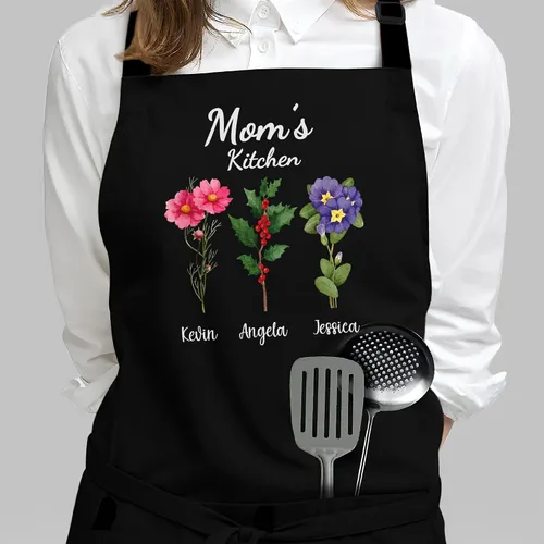Miniatura 8 de 7th Hill Delantal Personalizado para Mujeres, Regalos Personalizados para Mamá, Regalos de Abuela, Regalos del Día de la Madre para Mujeres, Regalos