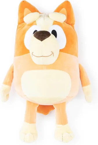 Jay Franco Bluey Bingo - Almohada de felpa Buddy – Almohada de personaje suave súper rellena – Microfibra de poliéster (16 pulgadas)