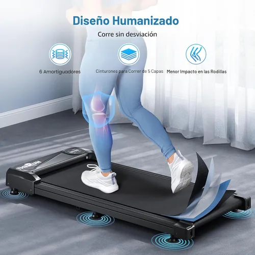 Miniatura 3 de THERUN Walking Pad Treadmill, Portable Mini Treadmill for Home/Office, Walking Pad Treadmill 2.5HP, Under Desk Walking Machine with 265 lbs