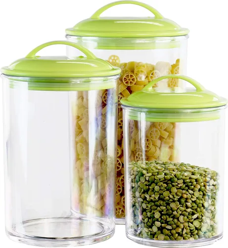Miniatura 25 de Calypso Basics de Reston Lloyd - Recipientes de acrílico para almacenamiento, espagueti, blanco