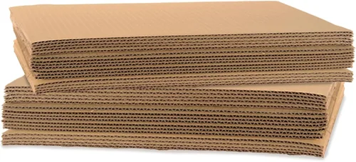 Miniatura 7 de The Boxery Hojas de cartón corrugado de 8.5 x 10.5 pulgadas - (1/8 pulgadas de grosor) 100 hojas Almohadillas de inserción LP, marrón, respaldo