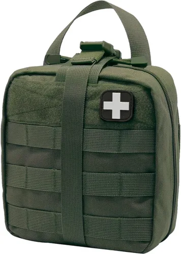 Miniatura 12 de Kit de primeros auxilios médico - Kit Rip-Off 180 piezas resistente al agua Kit de emergencia para camping, senderismo, hogar, exterior, camión
