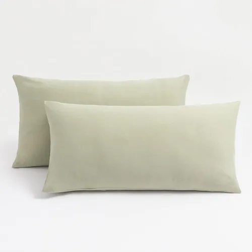 Miniatura 61 de Juego de 2 fundas de almohada pequeñas de punto Jersey Knit para viajes o niños pequeños de 12 x 16 pulgadas, 13 x 18 o 14 x 20 pulgadas, sobre