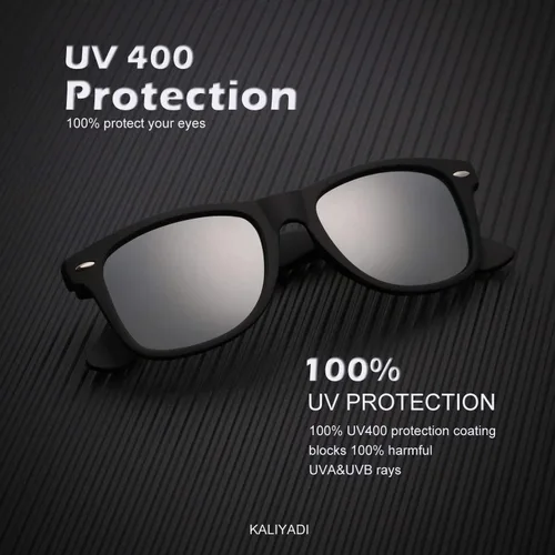 Miniatura 2 de KALIYADI - Lentes de sol polarizados unisex, acabado mate, lentes de espejo de color, bloqueo ultravioleta (paquete de 3unidades)