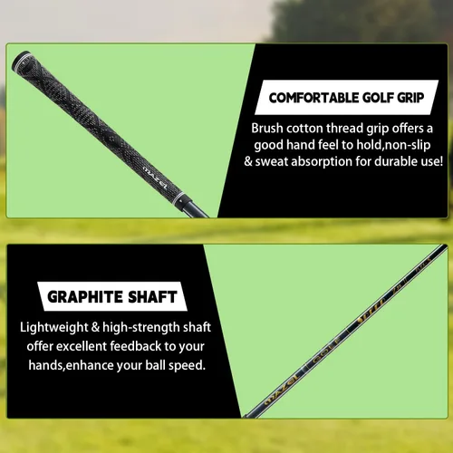 Miniatura 5 de MAZEL Drivers de Golf de Titanio para Hombres, Diestros, 460CC