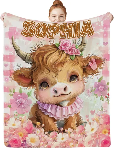 Miniatura 41 de Manta de bebé personalizada para niñas con nombre, manta de bebé personalizada con nombre, manta de envoltura floral para recién nacidos, niños