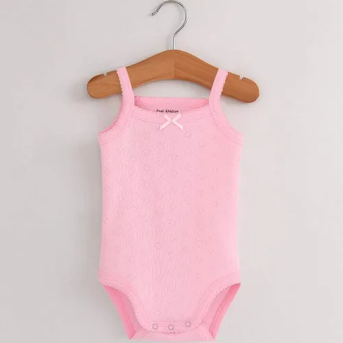 Miniatura 6 de Body sin mangas con tirantes delgados para bebé, camiseta sin mangas, de algodón, de una pieza, paquete de ropa de verano para bebé