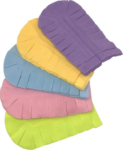 Miniatura 7 de Xanitize Recambios de forro polar para plumero de mano Swiffer, reutilizable, plumero seco, paquete de 5 unidades, arcoíris (joya)