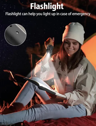 Miniatura 6 de Radio portátil AM FM, radio a batería con altavoz grande de 3 W, radios de transistor con la mejor recepción, bolsillo con clip trasero, linterna