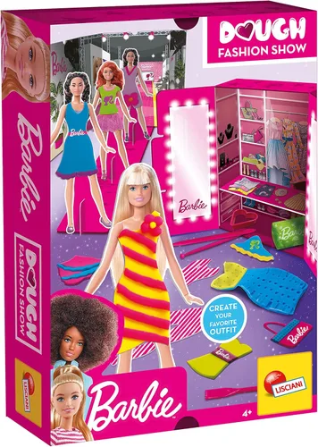 Miniatura 7 de Lisciani Giochi 88850 Barbie Glitter Masa Multipack 5 Tarros