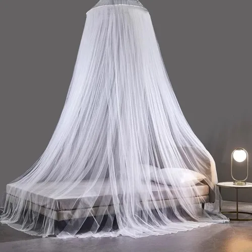 Miniatura 7 de Mosquitera con Dosel para Cama de Niñas, Cortinas de Cama King con Dosel Tamaño Full Queen desde el Techo, Mosquitera de Cúpula Tienda de Cama Twin