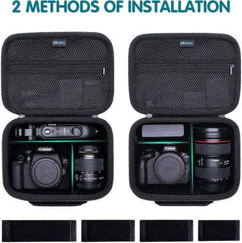 Miniatura 3 de Funda rígida para cámaras Canon EOS Rebel T7/R100/R50/R6 MarkII/R50 V/R8/R10/R6 MarkIII/R5 Mark II/RP/R7/5D MarkIV/R5, para lente de cámara Sony