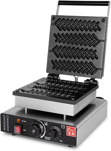 Miniatura 9 de Máquina para magdalenas de horno gofre en forma de árbol, mini máquina de panqueques eléctrica antiadherente, máquina de pan de huevo, restaurante