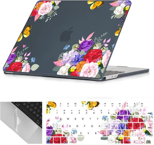 Miniatura 15 de Se7enline Funda compatible con MacBook Air de 15 pulgadas M4 M3 M2 2025 2024 2023 de 15.3 pulgadas con MacBook Air A2941/A3114/A3241 funda rígida