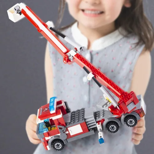 Miniatura 3 de City Fire - Juego de construcción de motocicleta de 233 piezas, bloques de construcción de rescate de incendios compatibles con Lego, juguetes