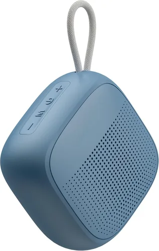 Miniatura 3 de AT&T Essentials - Mini altavoz Bluetooth de 5 W, color azul polvoriento