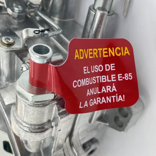 Miniatura 5 de 1826 18026 - Repuesto de carburador de 4 barriles para carburador Thunder AVS de 650 CFM, acabado satinado, orificio cuadrado todoterreno