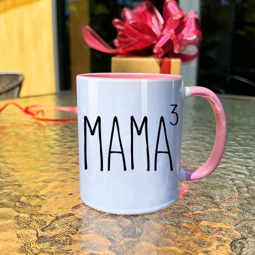 Miniatura 2 de Dnuiyses Taza divertida de madre de tres regalos para mamá, regalos para el día de la madre, regalos de anuncio de embarazo, regalos para mamá, taza