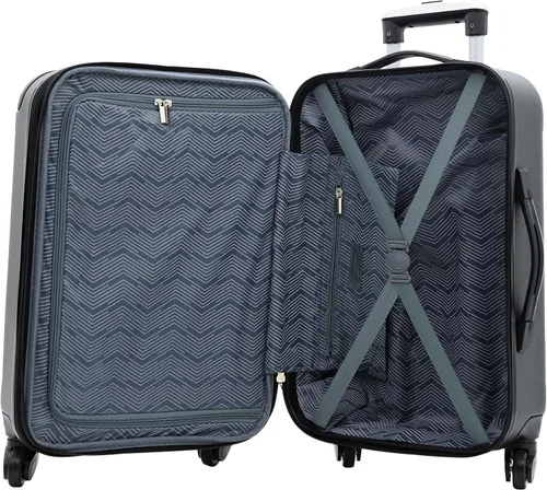 Miniatura 6 de Travelers Club Sky+ - Juego de equipaje, Negro