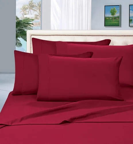 Miniatura 7 de Elegant Comfort Juego de sábanas de 4 piezas resistentes a las arrugas, calidad de hotel 1500 premium, ultra suave, tamaño individual, aguamarina