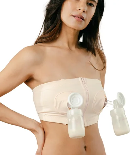 Brasier de bombeo manos libres, cómodo, ajustable, personalizable, convierte el sujetador de lactancia o el sujetador de maternidad en sujetador de